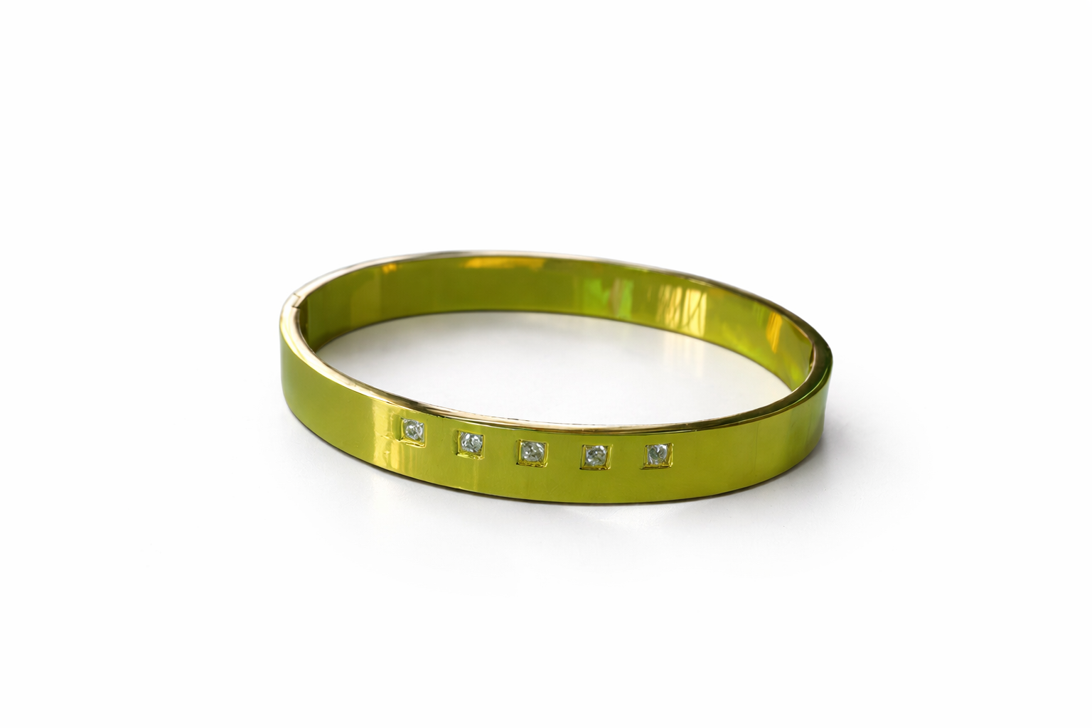 Minimal Gold-Plated Anti-Tarnish Bracelet with American Diamonds – Elegant Daily Wear Jewellery