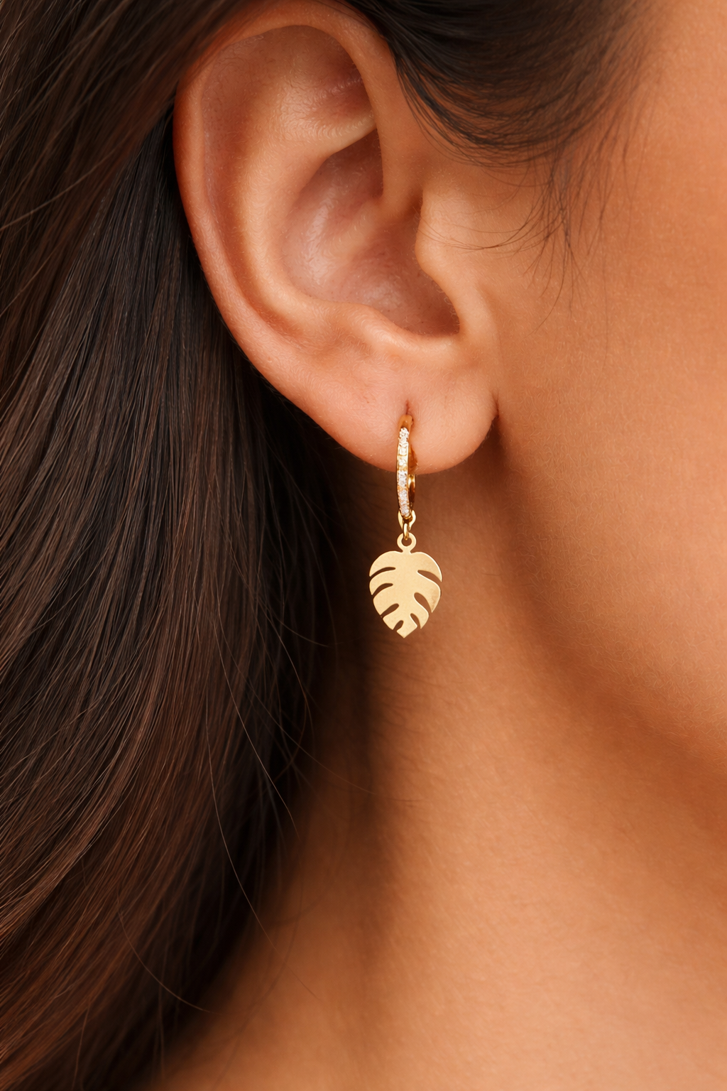 18K Gold Plated Snake Design Small Hoop Earrings Combo – Set of 3 Minimal Trendy Hoops for Women & Girls