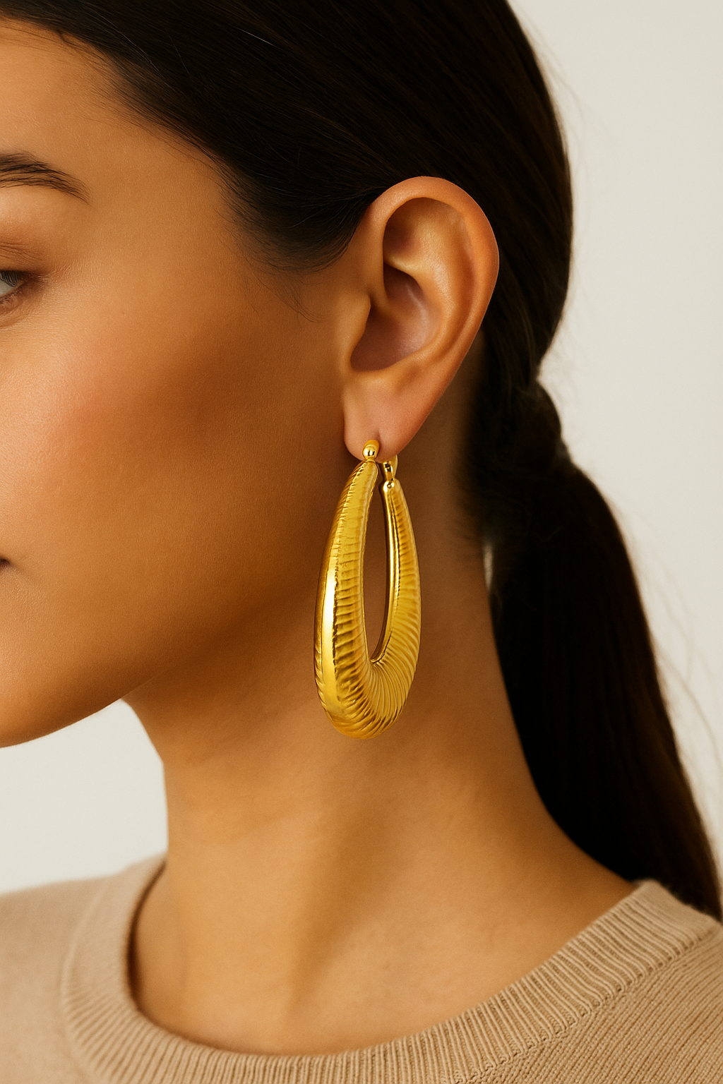 JewelsStar Anti-Tarnish Hoops Dangler Earrings | Trendy & Classy Jewellery for Women & Girls