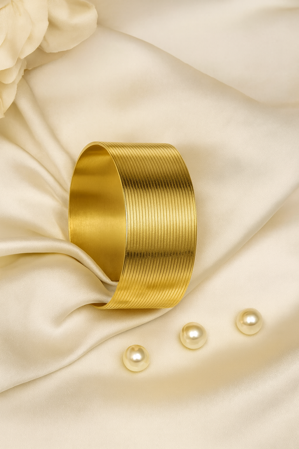 Women’s Anti-Tarnish Cuff Bracelet | Classic Designer Look | Elegant Party Wear Jewelry