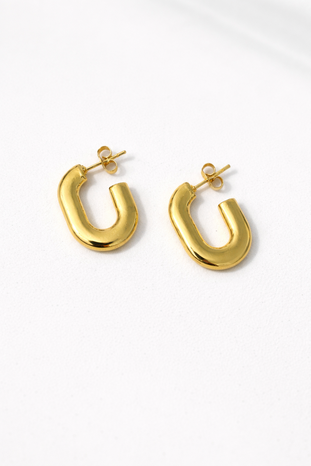 Stunning Anti-Tarnish Designer Hoop Earrings