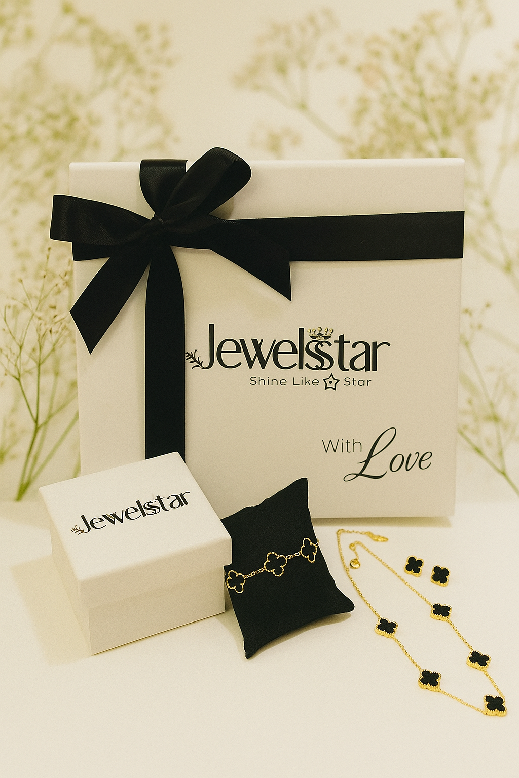 Anti-Tarnish 18K Gold Plated Chain, Earrings & Bracelet Gift Hamper | High-Quality Adjustable Jewelry Set | Perfect for Daily Wear & Gifting