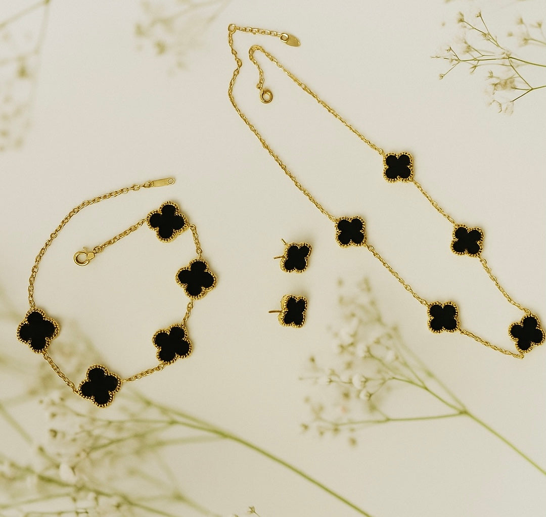 Anti-Tarnish 18K Gold Plated Chain, Earrings & Bracelet Gift Hamper | High-Quality Adjustable Jewelry Set | Perfect for Daily Wear & Gifting