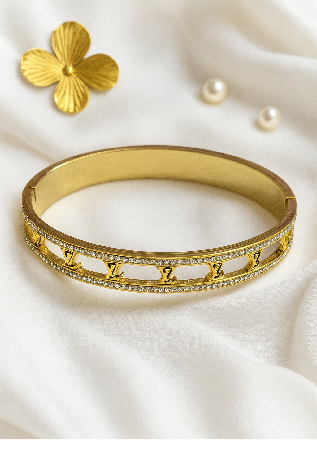 Elegant Anti-Tarnish Bracelet with Sparkling AD Stones – Luxurious & Long-Lasting Fashion Jewelry