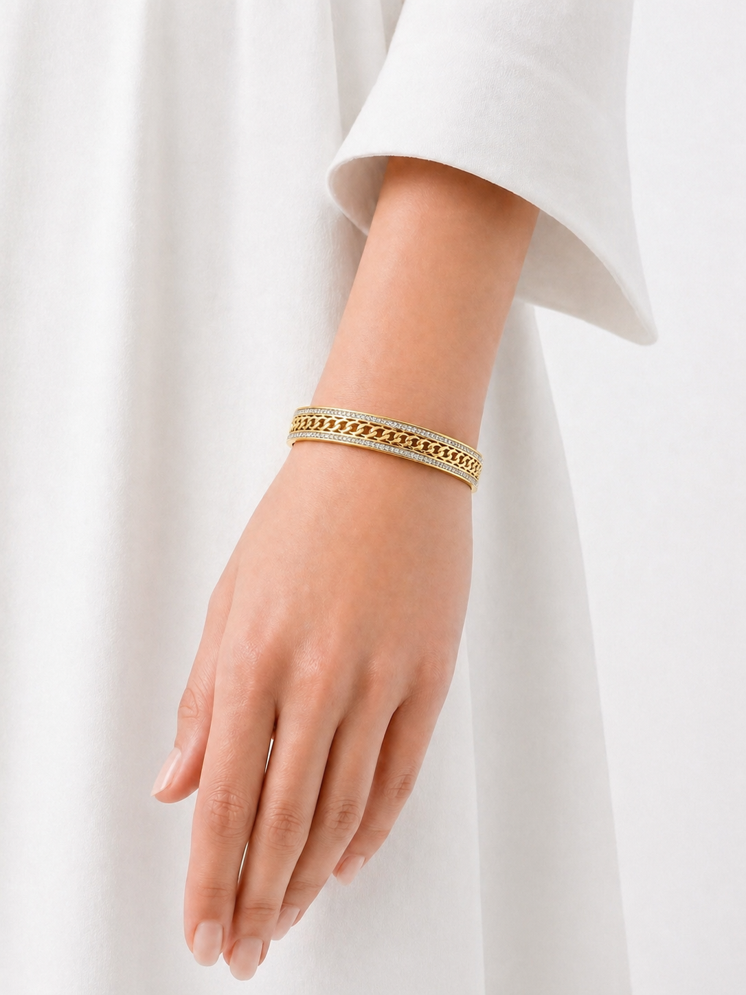 JewelsStar Anti-Tarnish American Diamond Bracelet – Sparkle that Lasts, Style that Shines