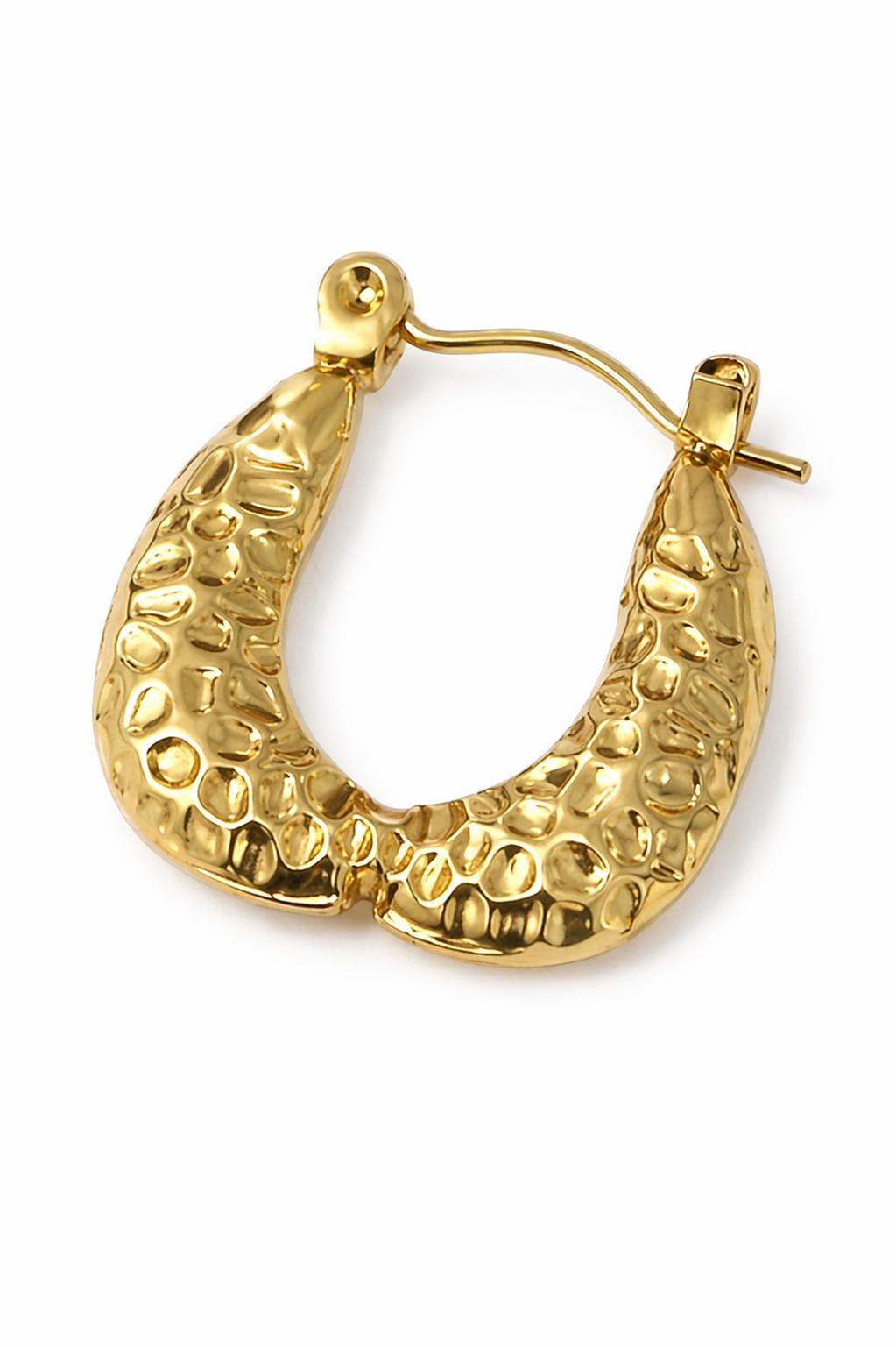 18K Gold Plated Anti-Tarnish Hoop Earrings | Skin-Friendly | Lightweight Daily Wear Hoops for Women & Girls