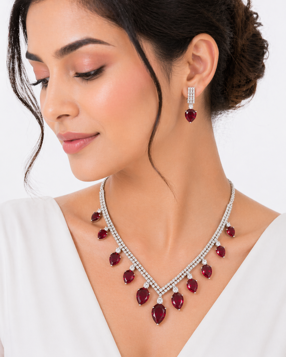 American Diamond Designer Necklace