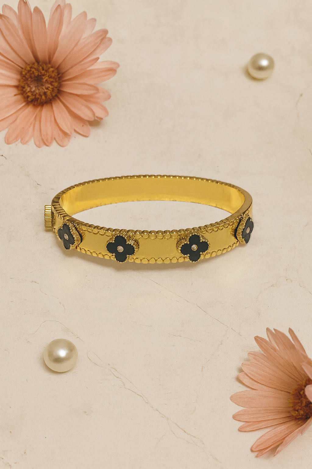 Elegant Anti-Tarnish Gold-Plated Bracelet for Women | Skin-Friendly | Long-Lasting Shine | Lightweight