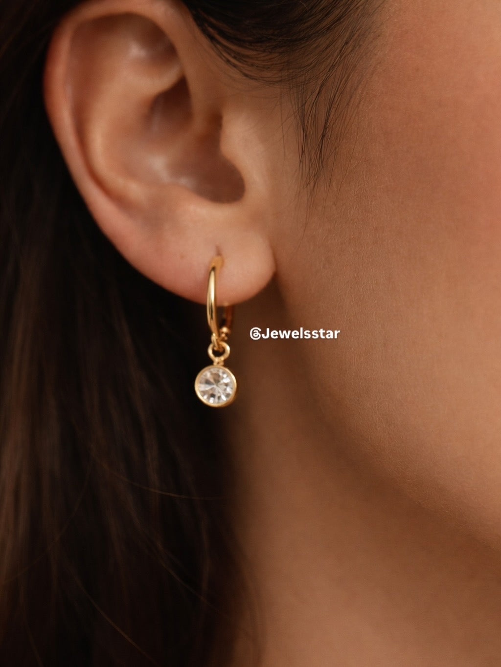 18K Gold Plated Snake Design Small Hoop Earrings Combo – Set of 3 Minimal Trendy Hoops for Women & Girls