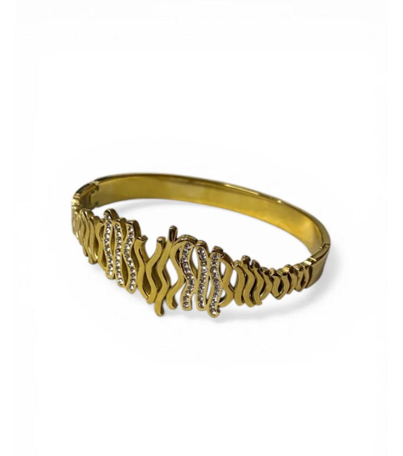 Elegant Anti-Tarnish Diamond Bracelet