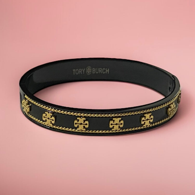 Jewelsstar Latest Design Anti-Tarnish Bracelet – Black & Golden Combination | One Size Fits All