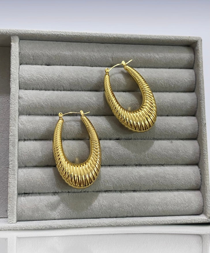 JewelsStar Anti-Tarnish Hoops Dangler Earrings | Trendy & Classy Jewellery for Women & Girls