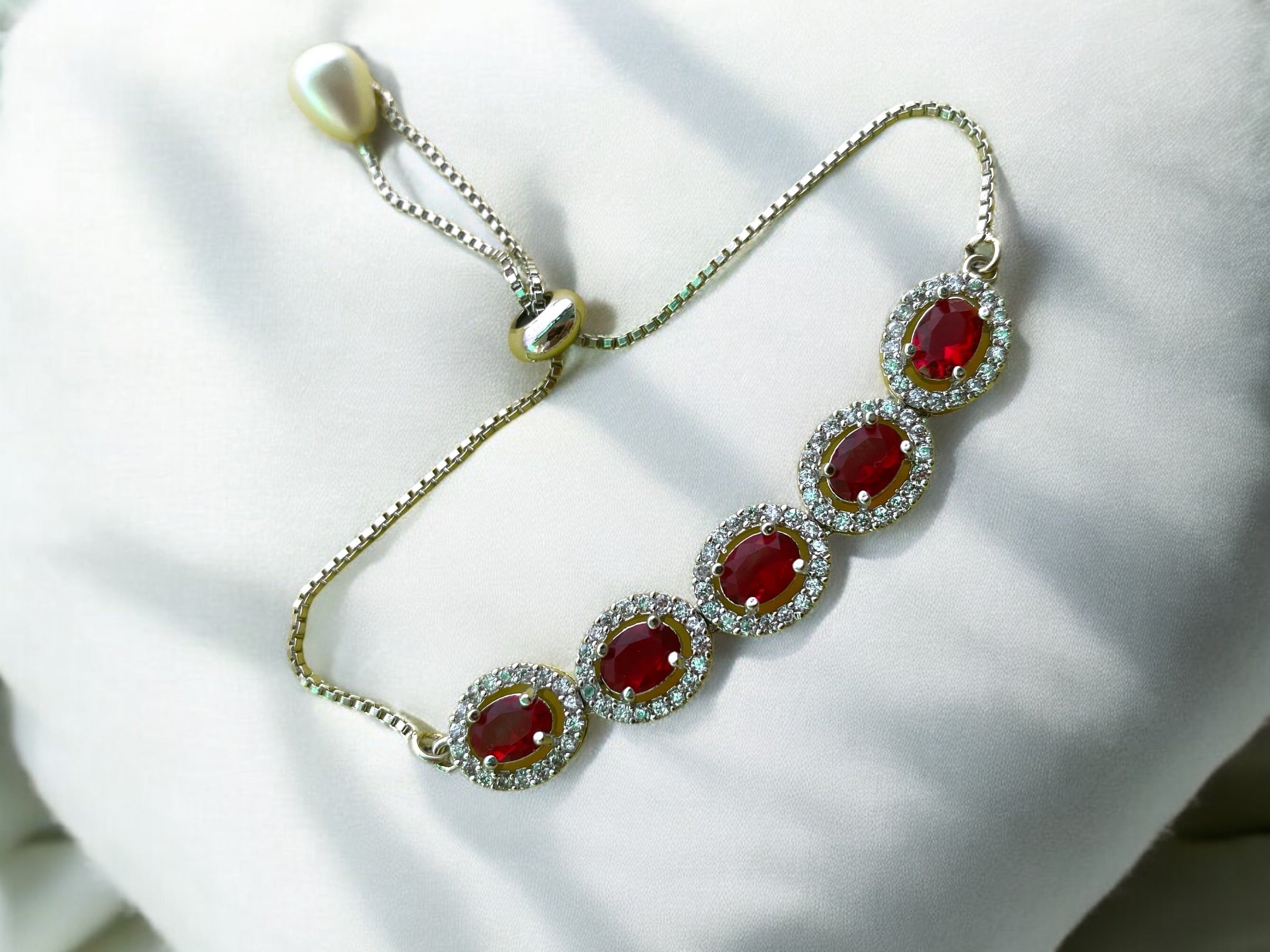 American Diamond Adjustable Bracelet