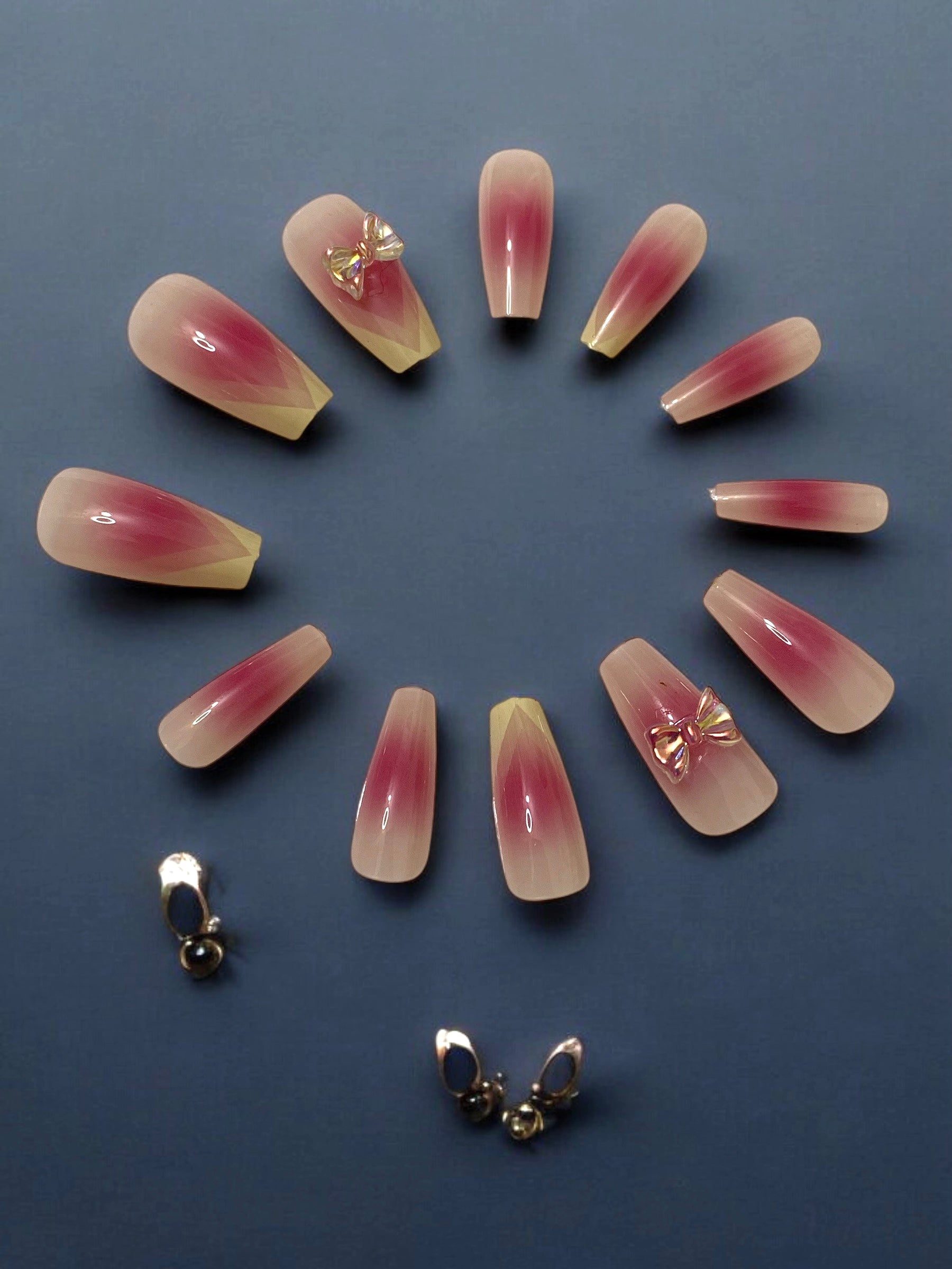 Stick-On Nails with Sticker Glue