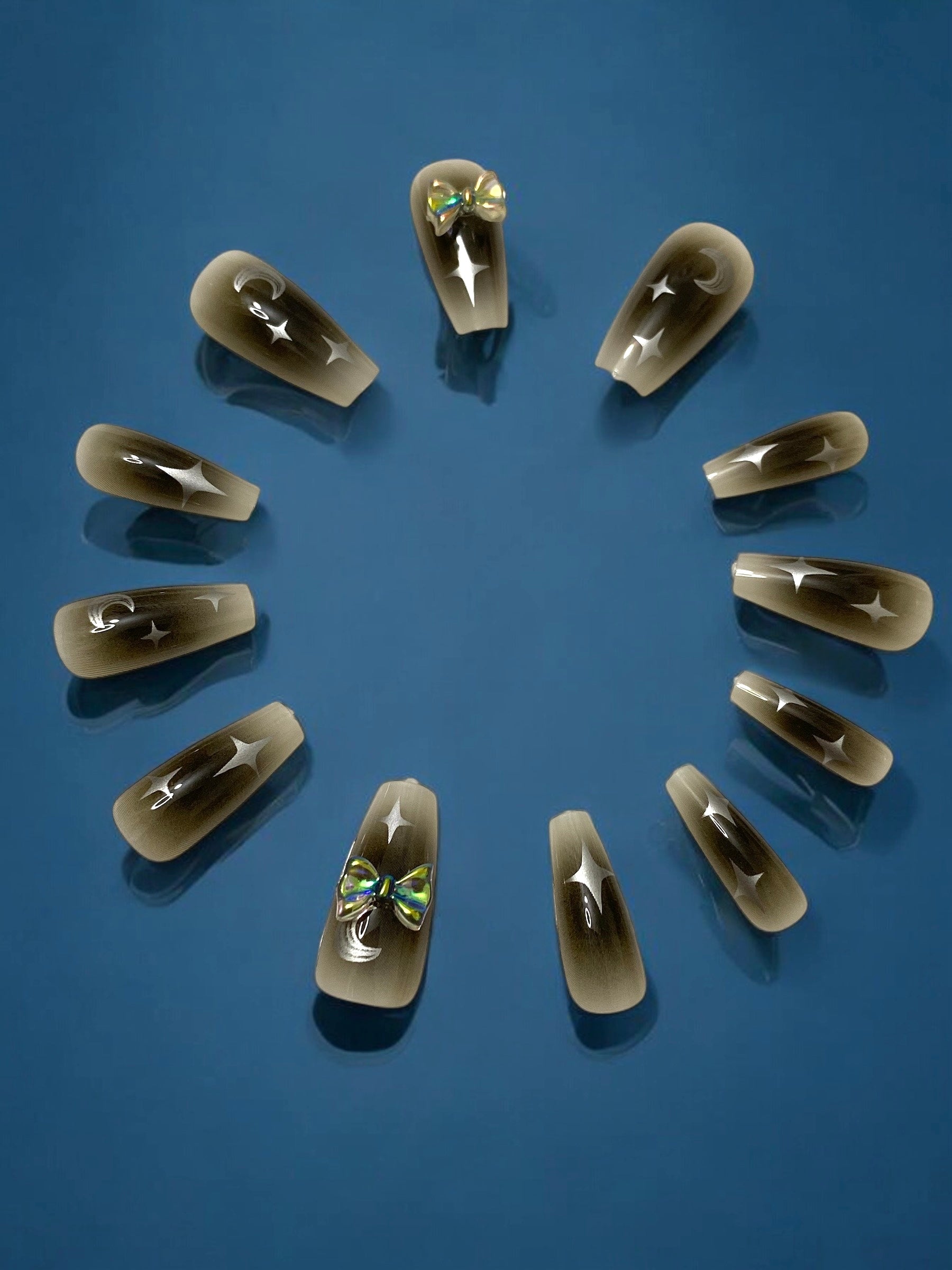 Stick-On Nails with Sticker Glue