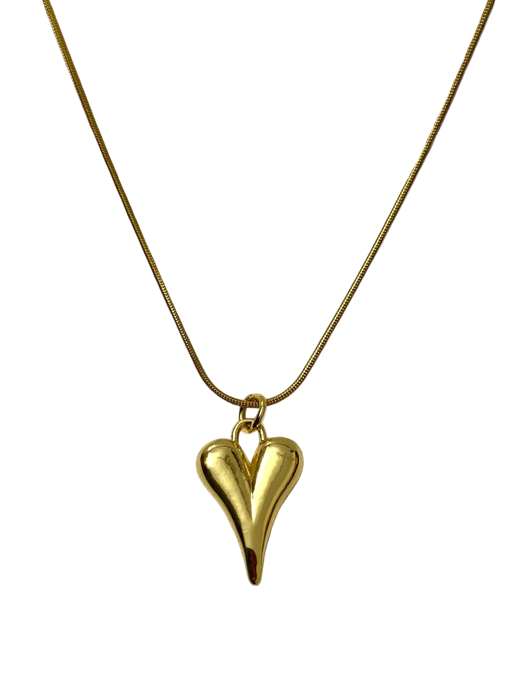 Anti-Tarnish Heart Chain Waterproof Durability