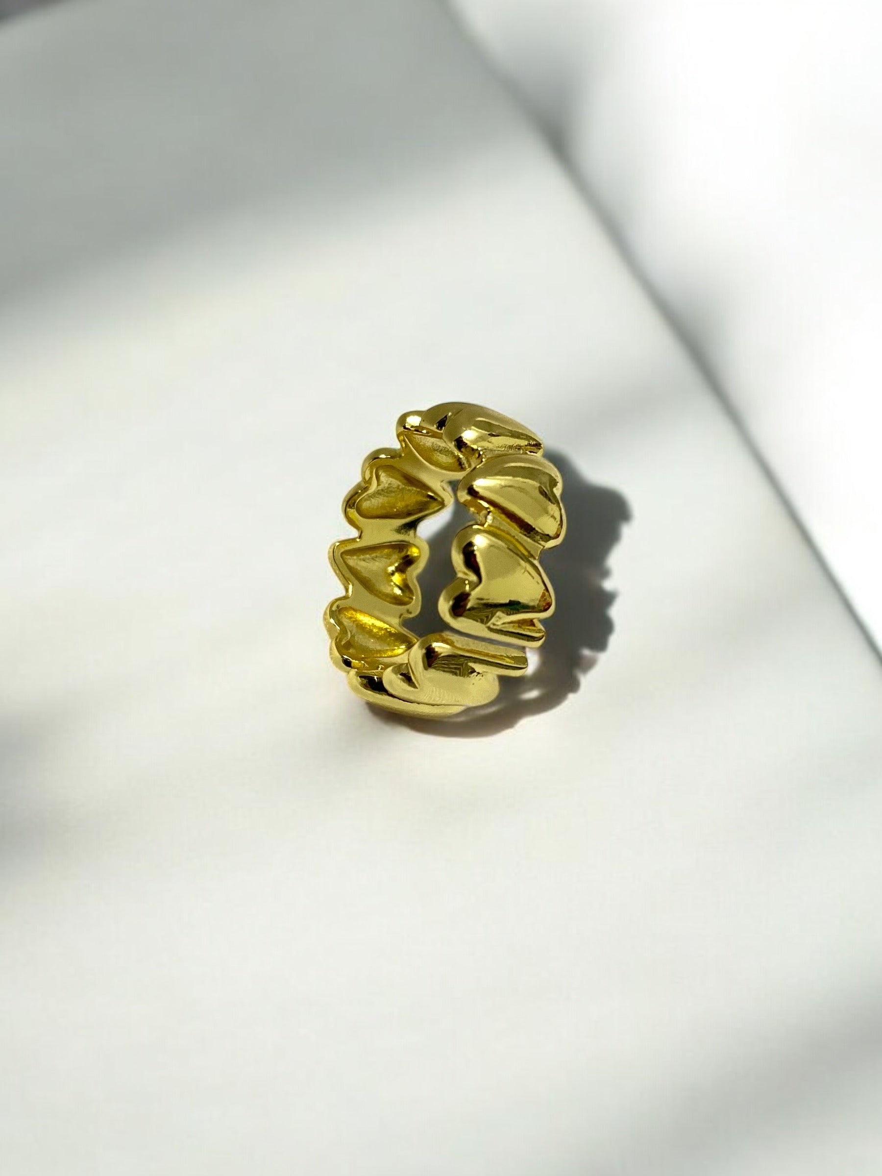 Anti-Tarnish Heart Ring
