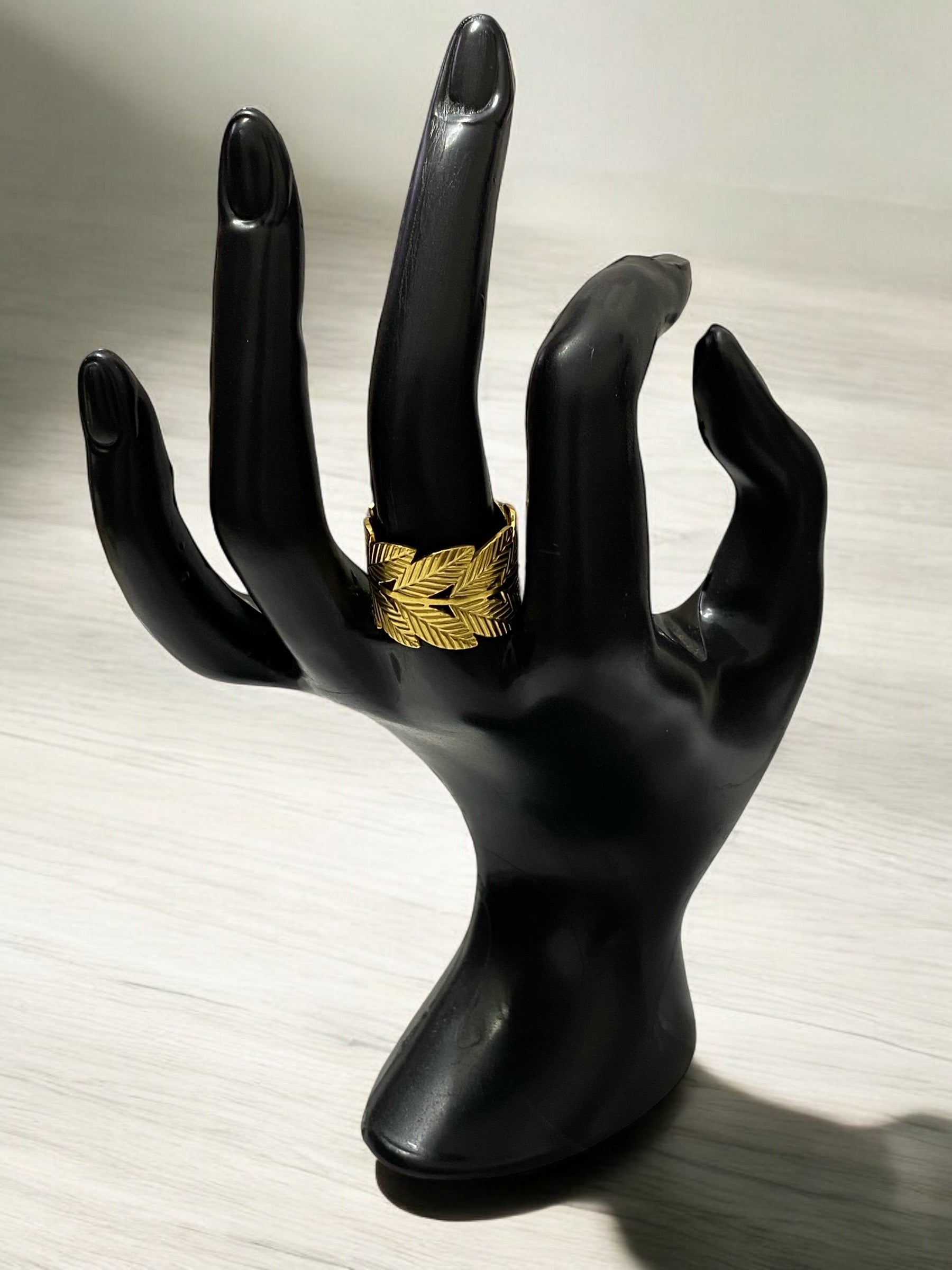 Anti-Tarnish Designer Adjustable Waterproof Ring