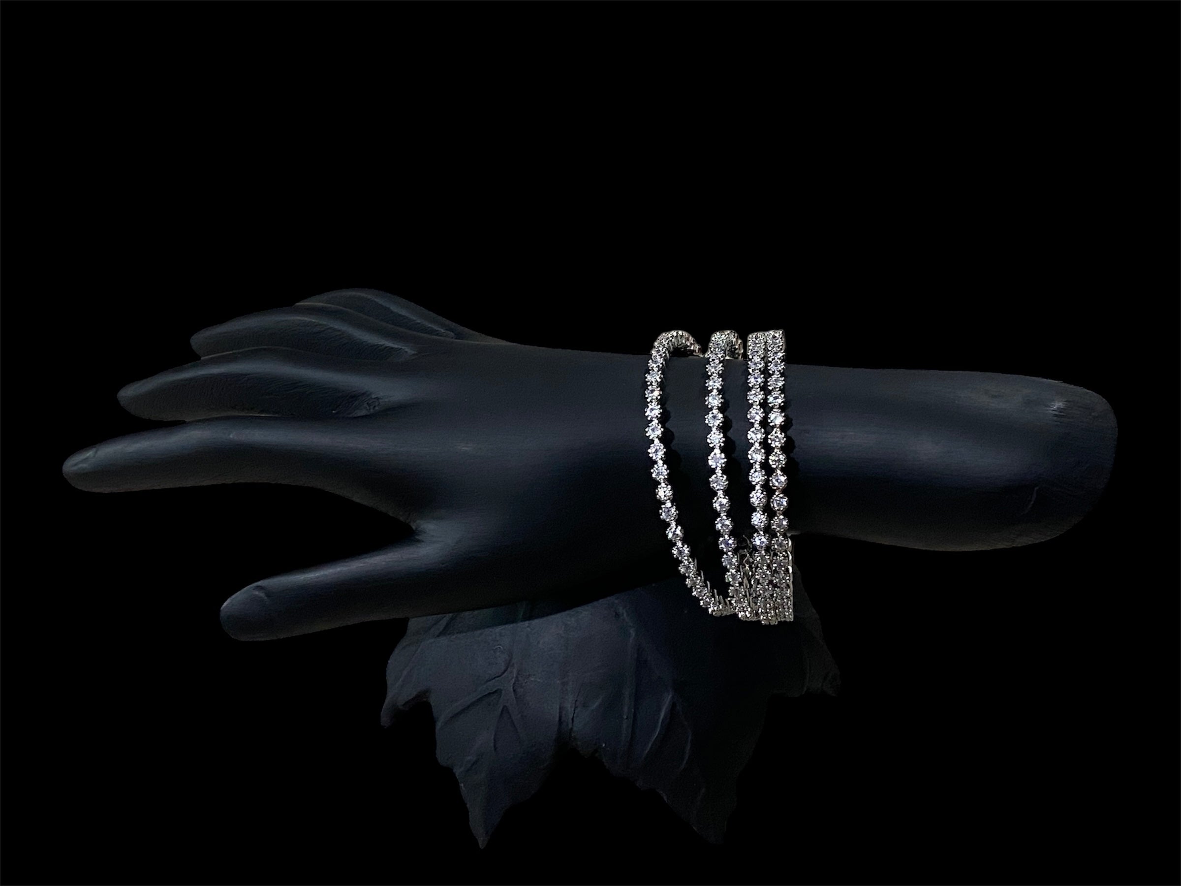 Elegant 4-Piece American Diamond Bangle Set for Women – Sparkling and Stylish, Perfect for Every Occasion